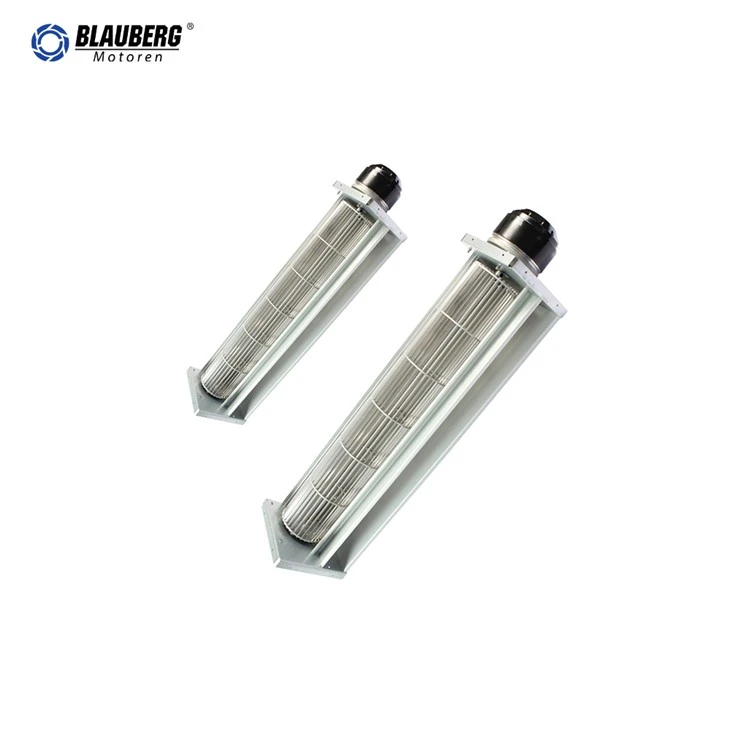 80mm AC Cross Flow Fan 230V HVAC Blower High Static Pressure For Air Curtain And Refrigeration Equipment