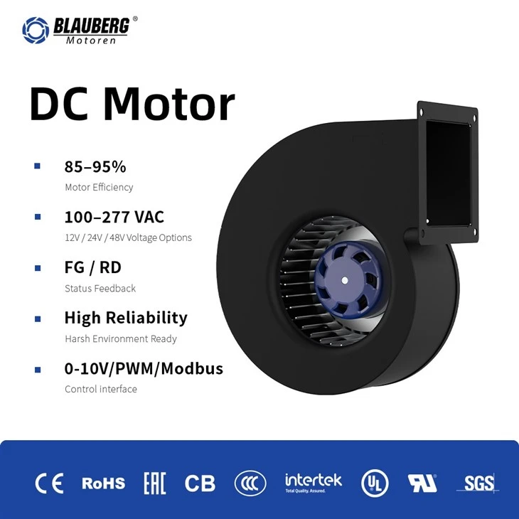 Blauberg SD-F160C-EC-00 160mm DC Single Inlet Centrifugal Blower factory
