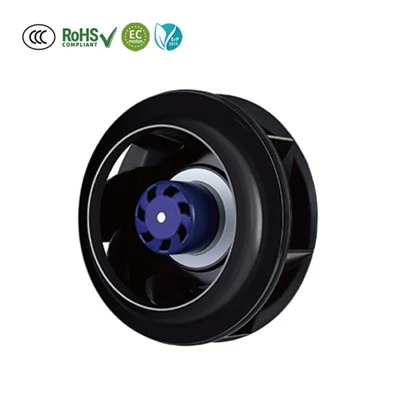 225 mm Ip55 10v hastighetskontroll EC bakoverbuet industriell kjøling Radial sentrifugalvifte